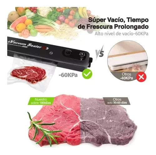 MÁQUINA SELLADORA AL VACÍO DE ALIMENTOS