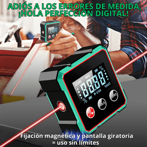 NIVELAIX™ Medidor de Ángulos Magnético