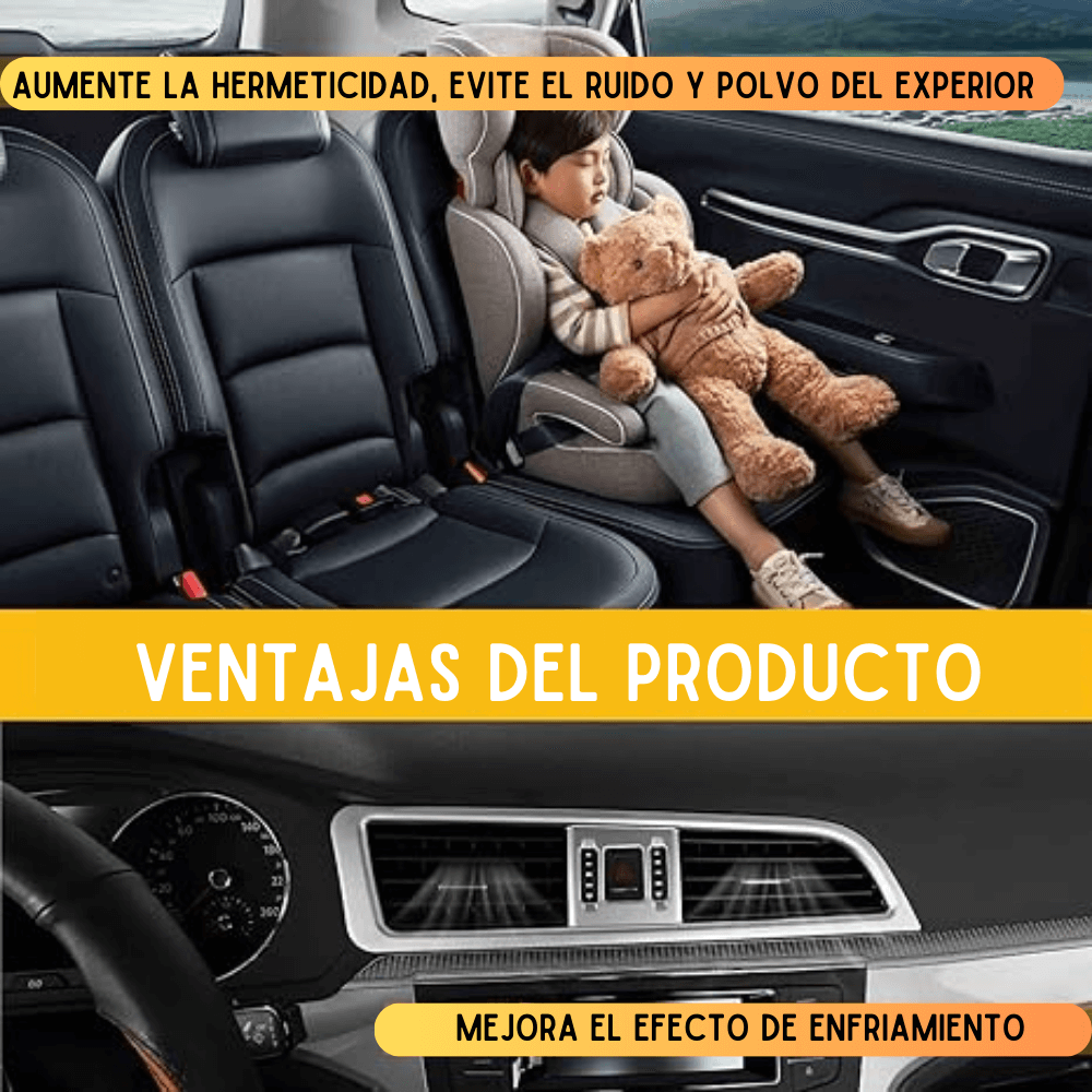 TIRA DE SELLADO INSONORIZADA PARA AUTOMÓVILES