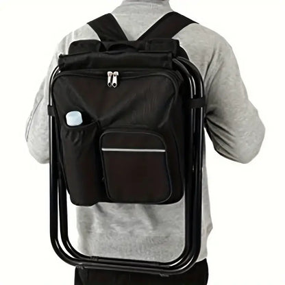 MOCHILA TÉRMICA 3 EN 1 CON TABURETE PLEGABLE